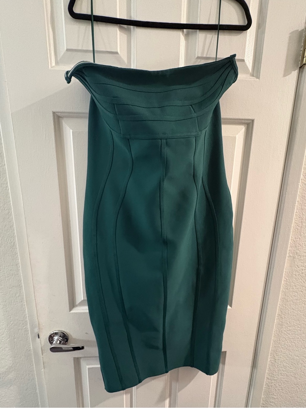 Strapless Forest Green Bodycon Dress | Fashion Nova